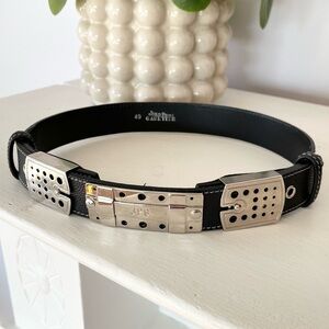 Vintage Jean Paul Gaultier Leather Waist Cincher Belt ~ Size 40